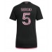 Inter Miami Sergio Busquets #5 Borte Drakt Dame 2024-25 Kortermet